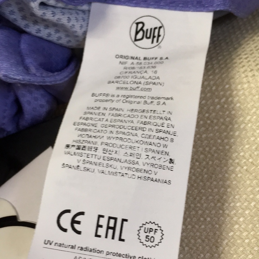 BUFF® Pack Speed Cap UPF 50 in Lavender Heather - Picture 9 of 9